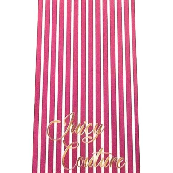 Juicy Couture Home Signature Logo Striped Oversized Jacquard Beach Towel - Picture 2 of 6